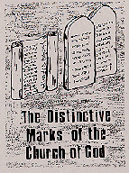 Distinctive Marks of the Church of God Booklet Cover